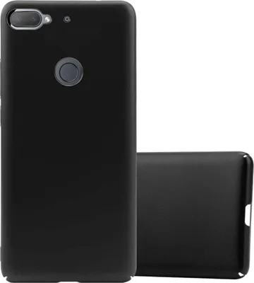 Produktbild von Cadorabo Hülle für HTC Desire 12 PLUS Schutzhülle in Schwarz Hard Case Handy Hülle Etui