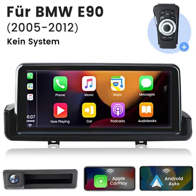 Image de Autoradio Hexinex 10,25 pouces pour BMW E90 / E91 / E92 / E93 (2005-2012) – 2 Go + 8 Go, CarPlay, Android Auto, caméra de recul