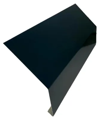 Produktbild von Traufblech 2 m Aluminium 0,8 mm (mittel, antrazit Ral 7016)