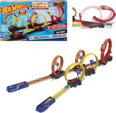 Immagine prodotto di Hot Wheels Rally attraverso i loop acrobatici HDR83