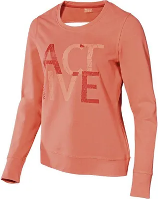 Produktbild von Crivit Damen Trainings Sweatpullower Koralle S 36/38