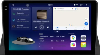 Image de 2K Écran Autoradio Android 128GB pour Mercedes-Benz Classe C W204 (2007–2014) avec CarPlay, Android Auto, navigation GPS, 4G LTE, Bluetooth, DAB+, caméra de recul etau volant