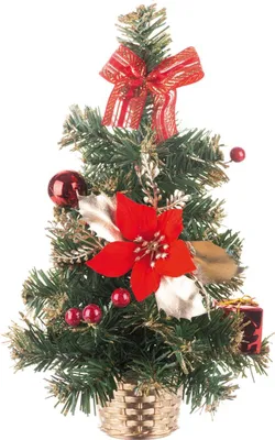 Immagine prodotto di Albero MagicHome Natale, decorato, rosso, 30 cm