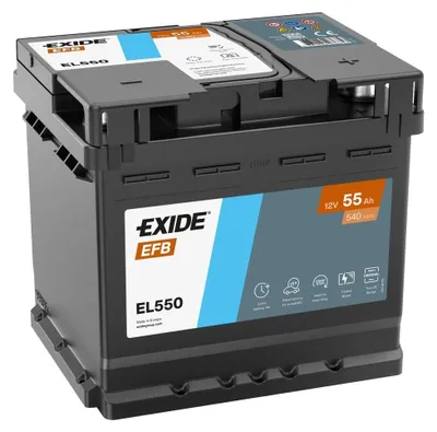 Zdjęcie produktu dla EXIDE Akumulator rozruchowy "EFB" 3DX Grid T "EL550"