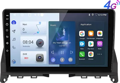 Image de Carplay 4+64G 9 pouces autoradio android13 GPS NAVI pour Benz C Class 3 W204 2006-2011 4GSIM WIFI BT RDS DSP DAB+