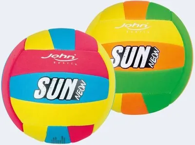 Produktbild von John Volleyball Neopren Sun Gr5 21cm 220g 2f sort