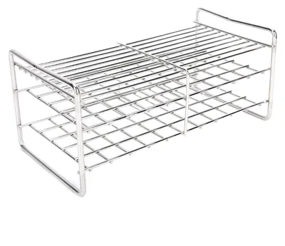 Produktbild von Rohrhalter mit quadratischem Loch, Laborgeräte, korrosionsbeständiger Edelstahl 50