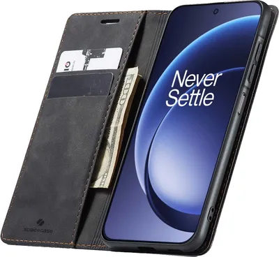 Obrázek produktu pro Pouzdro s klopou na telefon SPACECASE Wallet OnePlus 15 Černá