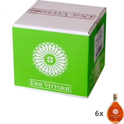 Produktbild von Aceto di Mele Due Vittorie Invecchiato in Barrique Im Barrique gereifter Apfelessig 6x 250ml