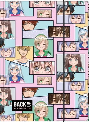 Produktbild von A4 Manga BackUp Gummibandmappe
