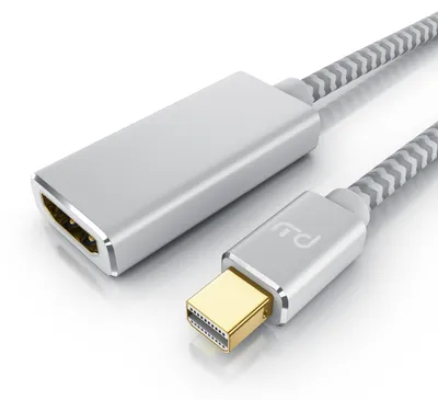 Zdjęcie produktu dla Primewire Adapter 4k mini Displayport do Hdmi 2.0 - Kabel mini DP - 4k@60Hz - Thunderbolt 1 - 2 - Audio i wideo