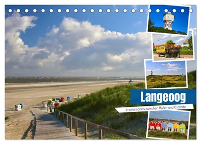 Produktbild von Langeoog 2027. Impressionen zwischen Hafen und Ostende (Tischkalender 2027 DIN A5 quer), CALVENDO Monatskalender