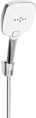 Produktbild von Mexen R-17 Kopfbrausegarnitur mit Regenbrause und Thermostatmischer, Chrom/Weiß - 785175052-02