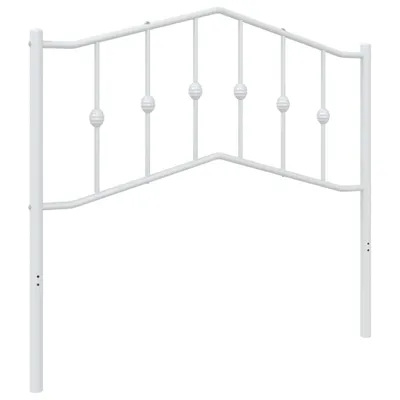 Produktbild von Ersatz-Kopfteil Metall Weiß 100 cm
