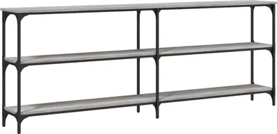 Obrázek produktu pro vidaXL Konzolový stolek Grey Sonoma 200x29x75 cm Dřevěné konstrukce