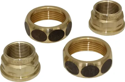 Produktbild von Pumpenverschraubungs-Set aus Rotguss DN 20 IG x 32 IG