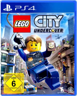 The cover art for the video game LEGO CITY Undercover for PlayStation 4.