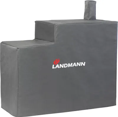 Produktbild von Landmann Grill-Abdeckhaube Premium L 130x60x120 cm Grau 15708