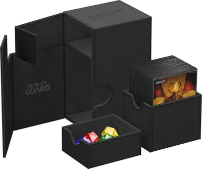 Obrázek produktu pro Ultimate Guard Flip`n`Tray 80+ XenoSkin Monocolor Schwarz