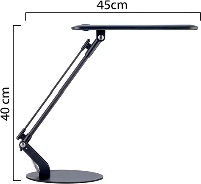 Produktbild von Unilux RUMBA LED LED-Schreibtischlampe schwarz