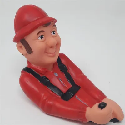 Produktbild von Pilotenpuppe Charly rot 110 mm