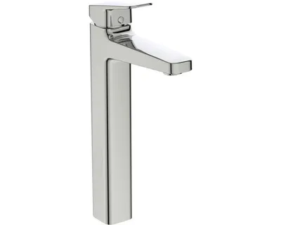 Productafbeelding van Ideal Standard wastafelmengkraan Ceraplan, zonder afvoer, hoogte 250 mm, verlengde voet, uitloop 138 mm, model BD236AA, chroom