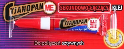 Zdjęcie produktu dla Klej cyjanoakrylowy do łączeń sztywnych