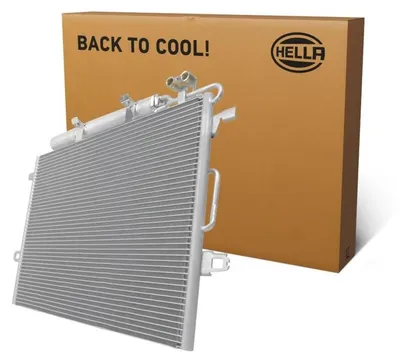 Produktbild von HELLA 8FC 366 220-401 Kondensator Klimaanlage Klimakondensator passend für MERCEDES-BENZ E-Klasse Limousine (W211) +Trockner