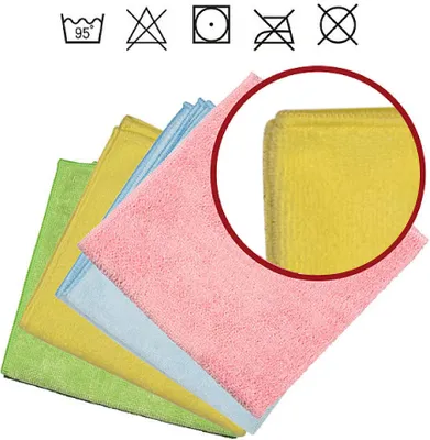 Produktbild von SPRINTUS Rainbow PRO Mikrofasertuch – Farbcodiertes Reinigungstuch für Profis
