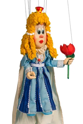 Immagine prodotto di Marionetta principessa Masek, legno, 40 cm