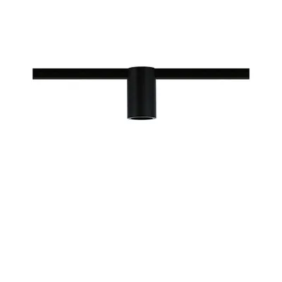 Image de U-Rail Spot sur rail Socket Spot simple noir