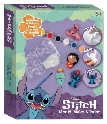 Produktbild von Cyp Brands Disney Stitch Gipsform-und Malset    One Size
