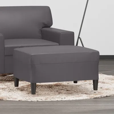 Produktbild von Möbel Fußhocker Grau 70x55x41 cm Kunstleder - Fußhocker 349314