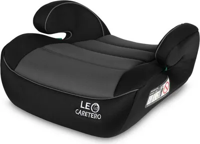 Caretero Leo i-Size Sitzerhöhung, Graphit, 125–150 cm, mit ISOFIX