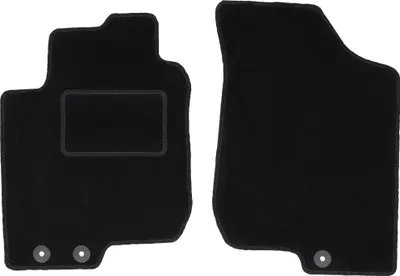 Immagine prodotto di Wielganizator tappetini auto velours anteriori adatto per Hyundai i30 I (2007-2012, hatchback, station wagon, CW) neri, set 2 pz, con fissaggi