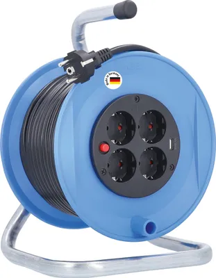 Produktbild von as-Schwabe Sicherheits-Kabeltrommel 25m Schuko 230V 16A & USB 3G1,5 IP44