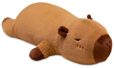 Productafbeelding van Pluche Capybara Kussen van 70 cm, Schattig Dierenspeelgoed