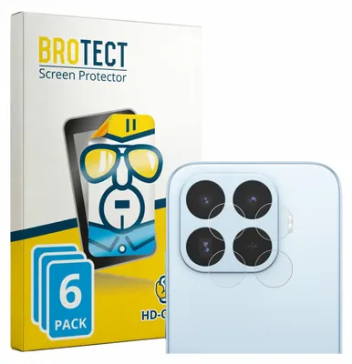 Produktbild von 6x Für Xiaomi 17T (NUR Kameraschutz) Schutzfolie BROTECT Displayschutz Display Schutz Folie Klar Transparent