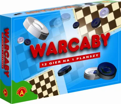 Zdjęcie produktu dla ALEXANDER Warcaby 12 gier na 1 planszy 1378