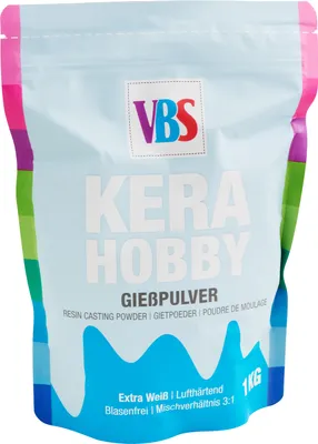 Produktbild von VBS Gießpulver "KeraHobby", Weiß 1 kg