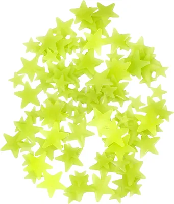 Produktbild von Oblique Unique 100 Leuchtsterne Sticker Stern Aufkleber Selbstleuchtend Wandsticker