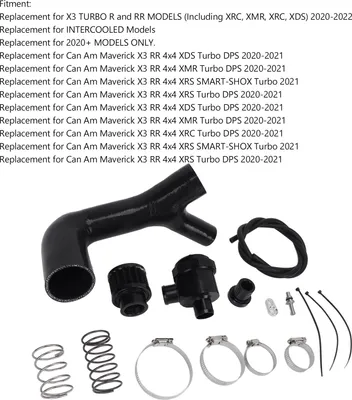 Immagine prodotto di Kit valvola di scarico turbo per auto, set di accessori, ricambio per Can Am Maverick X3 RR