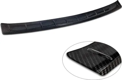 Produktbild von Ladekantenschutz Stoßstangenschutz Carbon schwarz passend für MG 5 EV SW 2022->