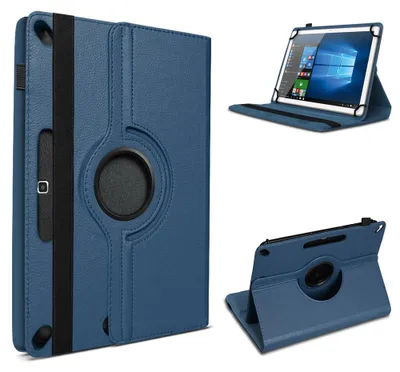 Produktbild von Tablet Hülle für Samsung Galaxy Tab A8 Tasche Schutzhülle Cover Schutz DrehbarFarben:Blau