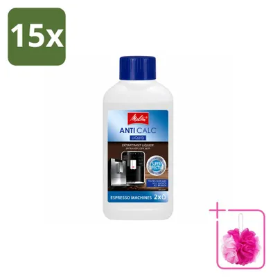 Produktbild von 15 x Melitta Flüssig-Entkalker für Kaffeevollautomaten - 250 ml - Sparpackung - 15 Stücke