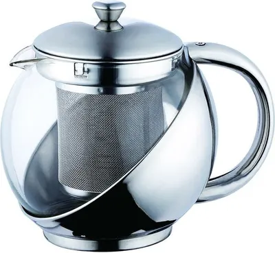 Produktbild von Renberg Edelstahl Tee-Kanne mit Sieb Teezubereiter 0,75 Liter RB-3049