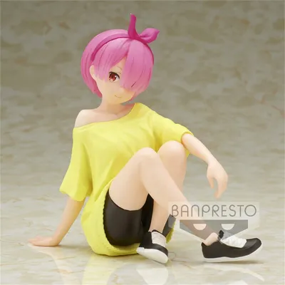 Immagine prodotto di Banpresto - Ram Relax Time Figurine z Re:Zero, 14 cm, Kolekcjonerska Figurki