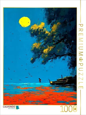 Produktbild von CALVENDO Puzzle Nachtstrand | 1000 Teile Lege-Größe 64x48cm Foto-Puzzle für glückliche Stunden