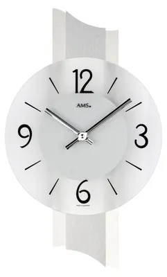 Produktbild von AMS Quarz-Wanduhr, Quarzwerk, 23x40x6cm, 9394