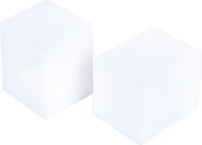 Produktbild von Kleiner Luxus-Vierkant-Polierblock, weiß, 240/240